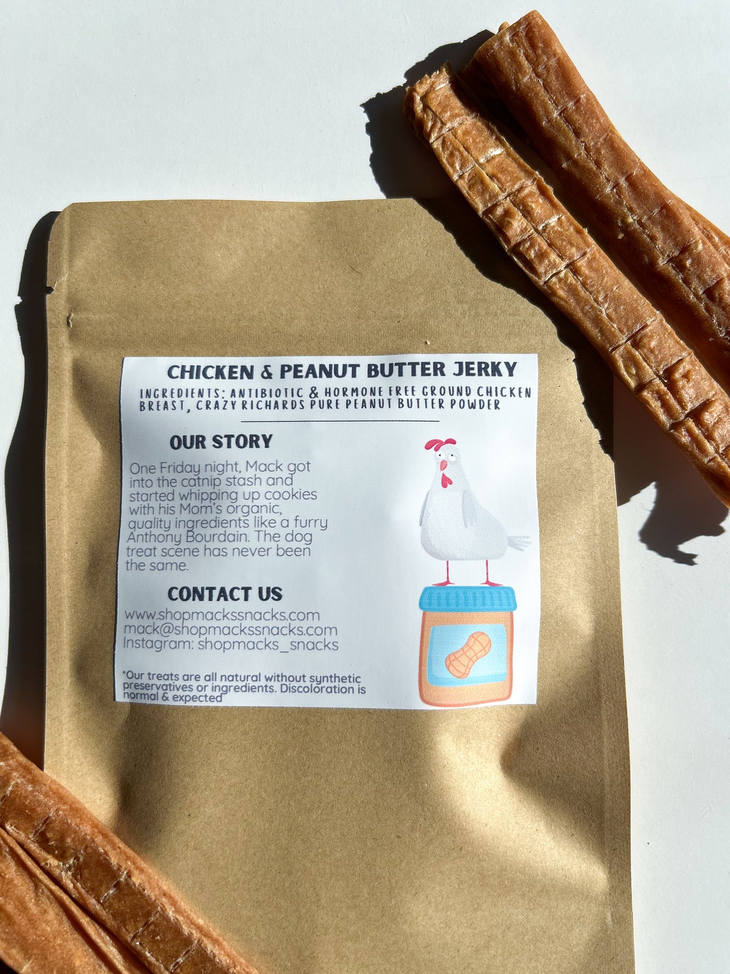 Chicken & Peanut Butter Jerky